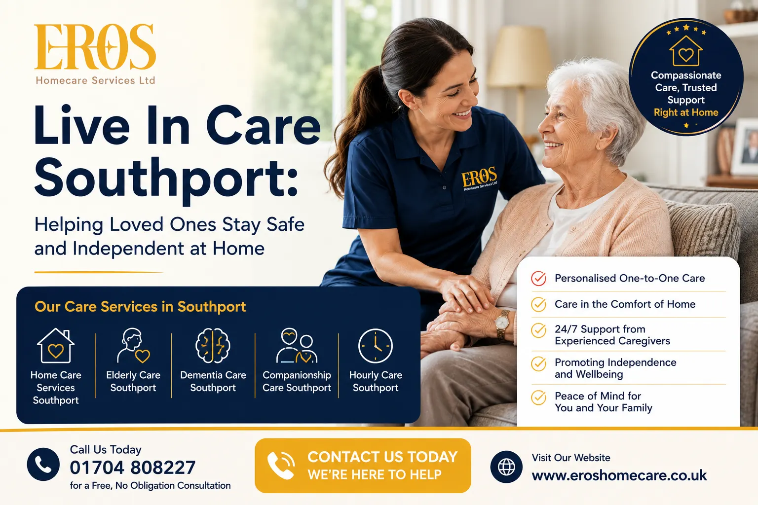 Live-In Care in Southport